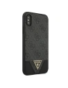 Kup Etui Guess GUHCPXPU4GHBK Apple iPhone X/XS šedé/grey hardcase 4G Triangle Collection - GUE820GRY - {ean13} - Sklep Home Screen