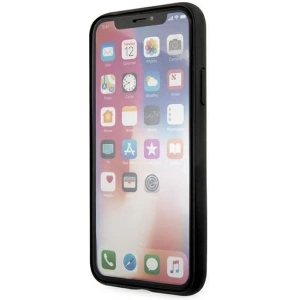Kup Guess Apple Tasche GUHCPXPU4GHBK iPhone X/XS grau/grau Hartschale 4G Triangle Collection - GUE820GRY - {ean13} - Sklep Home Screen
