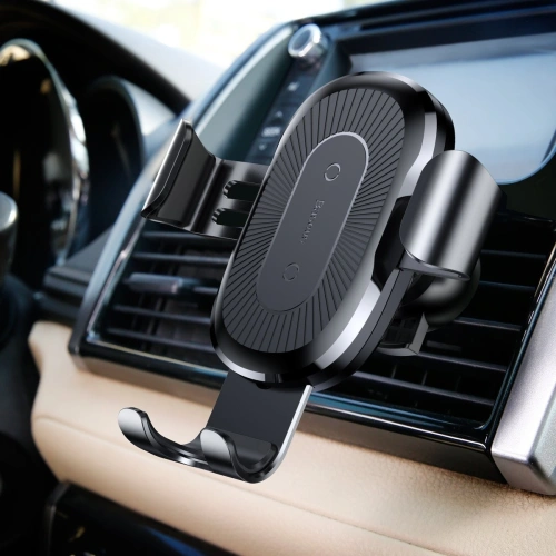 Kup Auto-Halterung mit induktiver Ladefunktion Baseus Gravity Car Mount Black - BSU028BLK - {ean13} - Sklep Home Screen