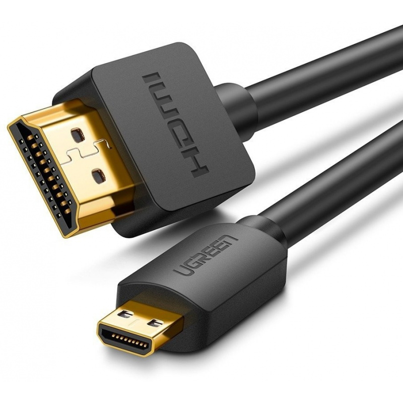 Buy UGREEN HD127 Micro HDMI - HDMI Cable 4K 3D 1.5m - 6957303831029 - UGR568 - Homescreen.pl