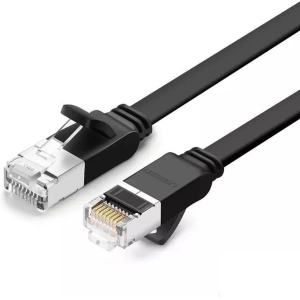 Kup Płaski kabel sieciowy UGREEN z metalowymi wtyczkami, Ethernet RJ45, Cat.6, UTP, 8m (czarny) - UGR570BLK - {ean13} - Sklep Home Screen