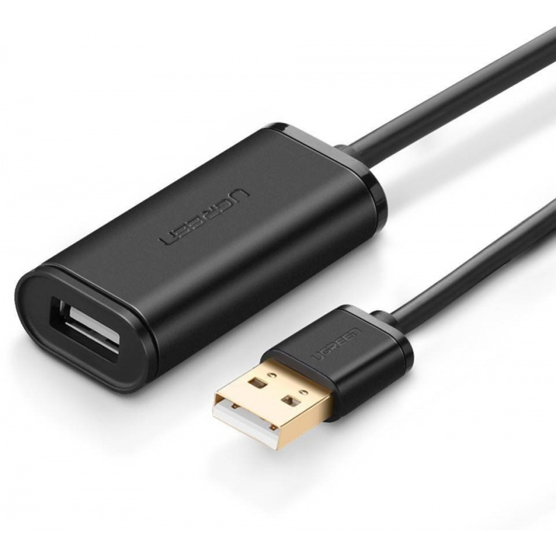 Buy UGREEN US121, USB 2.0 extension cable, active, 25m (black) - 6957303813254 - UGR572BLK - Homescreen.pl