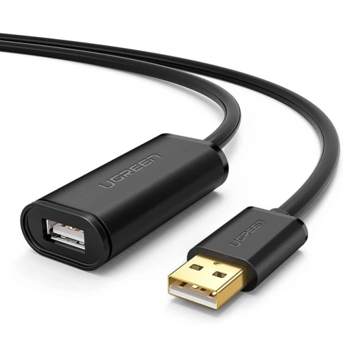Kup UGREEN US121 USB 2.0 hosszabbító kábel, aktív, 25m (fekete) - UGR572BLK - {ean13} - Sklep Home Screen