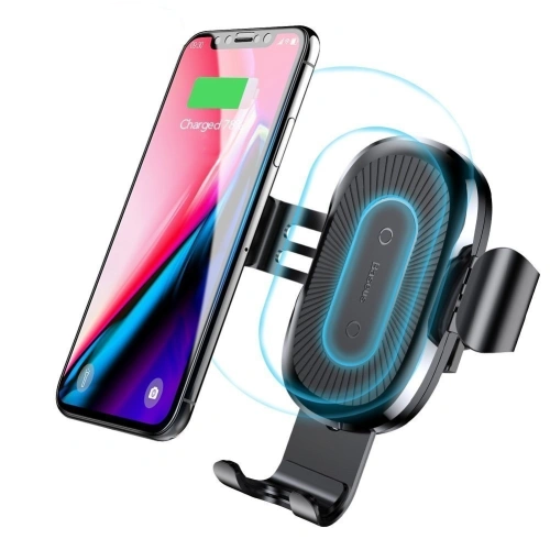 Kup Auto-Halterung mit induktiver Ladefunktion Baseus Gravity Car Mount Black - BSU028BLK - {ean13} - Sklep Home Screen
