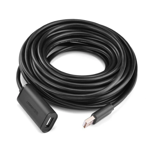 Kup UGREEN US121 USB 2.0 hosszabbító kábel, aktív, 25m (fekete) - UGR572BLK - {ean13} - Sklep Home Screen