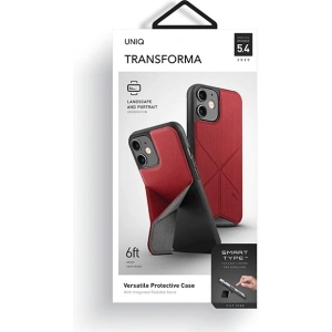 Kup Etui UNIQ Transforma Apple iPhone 12 mini czerwony/coral red - UNIQ287RED - {ean13} - Sklep Home Screen