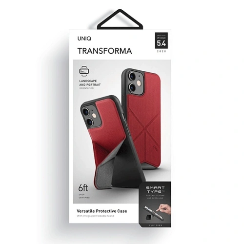 Kup Etui UNIQ Transforma Apple iPhone 12 mini červený/coral red - UNIQ287RED - {ean13} - Sklep Home Screen