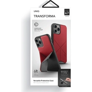 Etui UNIQ Transforma Apple iPhone 12 Pro Max piros/vörös