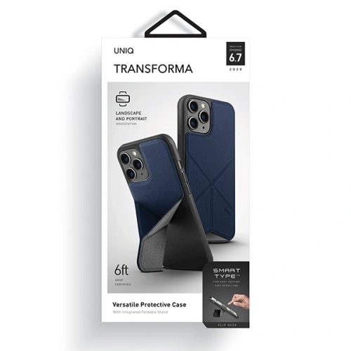 Kup Etui UNIQ Transforma Apple iPhone 12 Pro Max niebieski/electric blue - UNIQ291BLU - {ean13} - Sklep Home Screen