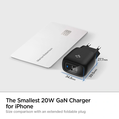 Kup Ładowarka sieciowa Spigen PE2009EU PowerArc ArcStation Pro Wall Charger PD 20W 3A Black - SPN1417BLK - {ean13} - Sklep Home Screen