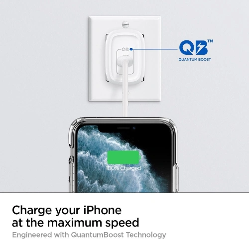 Kup Ładowarka sieciowa Spigen PE2009EU PowerArc ArcStation Pro Wall Charger PD 20W 3A White - SPN1418WHT - {ean13} - Sklep Home Screen