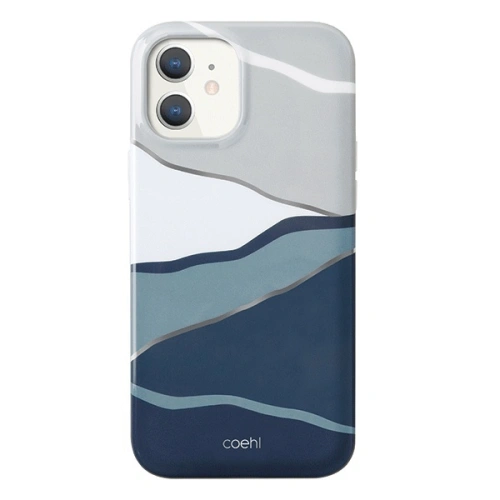 Kup Etui UNIQ Coehl Ciel Apple iPhone 12 mini albastru/twilight blue - UNIQ301BLU - {ean13} - Sklep Home Screen