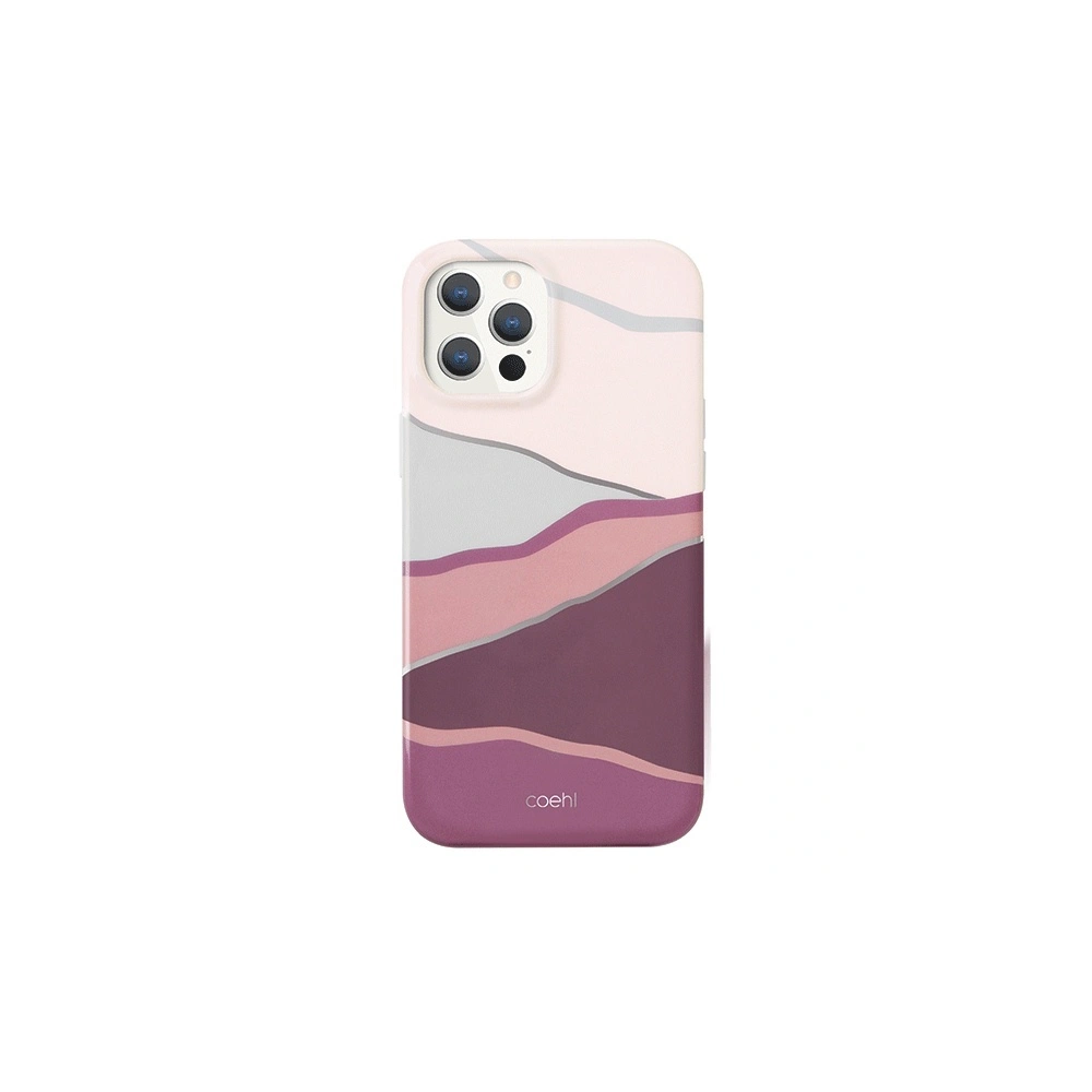 Etui UNIQ Coehl Ciel Apple iPhone 12 Pro Max różowy/sunset pink