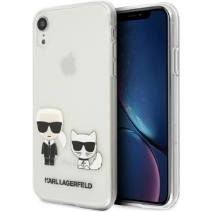 Kup Etui Karl Lagerfeld KLHCI61CKTR Apple iPhone XR hardcase Transparent Karl & Choupette - KLD430CL - {ean13} - Sklep Home Screen