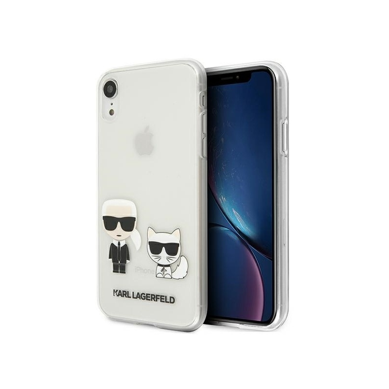 Buy Karl Lagerfeld KLHCI61CKTR Apple iPhone XR hardcase Transparent Karl & Choupette - 3700740494158 - KLD430CL - Homescreen.pl