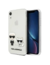 Karl Lagerfeld KLHCI61CKTR Apple iPhone XR hardcase Transparent Karl & Choupette