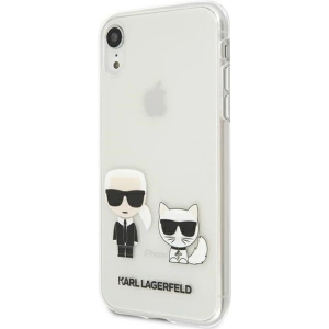 Karl Lagerfeld KLHCI61CKTR Apple iPhone XR hardcase Transparent Karl & Choupette
