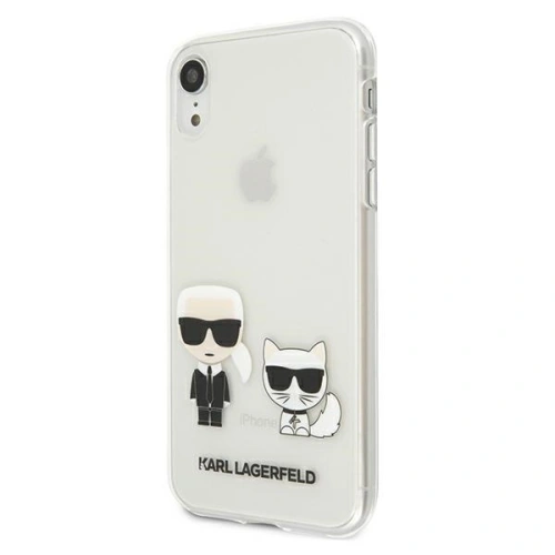 Kup Etui Karl Lagerfeld KLHCI61CKTR Apple iPhone XR hardcase Transparent Karl & Choupette - KLD430CL - {ean13} - Sklep Home Screen