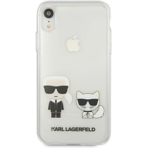 Karl Lagerfeld KLHCI61CKTR Apple iPhone XR hardcase Transparent Karl & Choupette