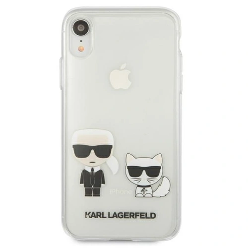 Kup Etui Karl Lagerfeld KLHCI61CKTR Apple iPhone XR hardcase Transparent Karl & Choupette - KLD430CL - {ean13} - Sklep Home Screen