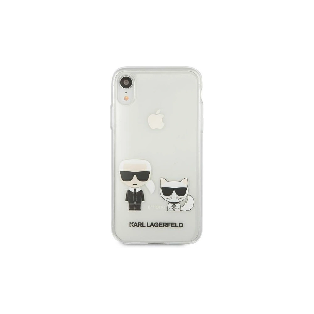 Etui Karl Lagerfeld KLHCI61CKTR Apple iPhone XR hardcase Transparent Karl & Choupette