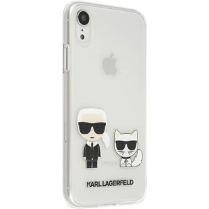 Karl Lagerfeld KLHCI61CKTR Apple iPhone XR hardcase Transparent Karl & Choupette