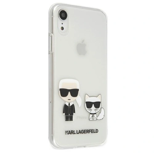 Kup Etui Karl Lagerfeld KLHCI61CKTR Apple iPhone XR hardcase Transparent Karl & Choupette - KLD430CL - {ean13} - Sklep Home Screen