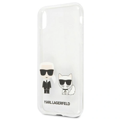 Kup Etui Karl Lagerfeld KLHCI61CKTR Apple iPhone XR hardcase Transparent Karl & Choupette - KLD430CL - {ean13} - Sklep Home Screen