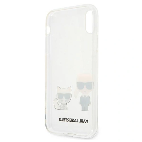 Kup Etui Karl Lagerfeld KLHCI61CKTR Apple iPhone XR hardcase Transparent Karl & Choupette - KLD430CL - {ean13} - Sklep Home Screen