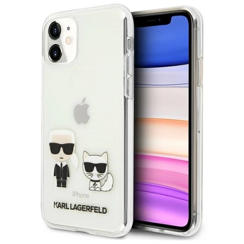 Kup Etui Karl Lagerfeld KLHCN61CKTR Apple iPhone 11 hardcase Průhledné Karl & Choupette - KLD434CL - {ean13} - Sklep Home Screen
