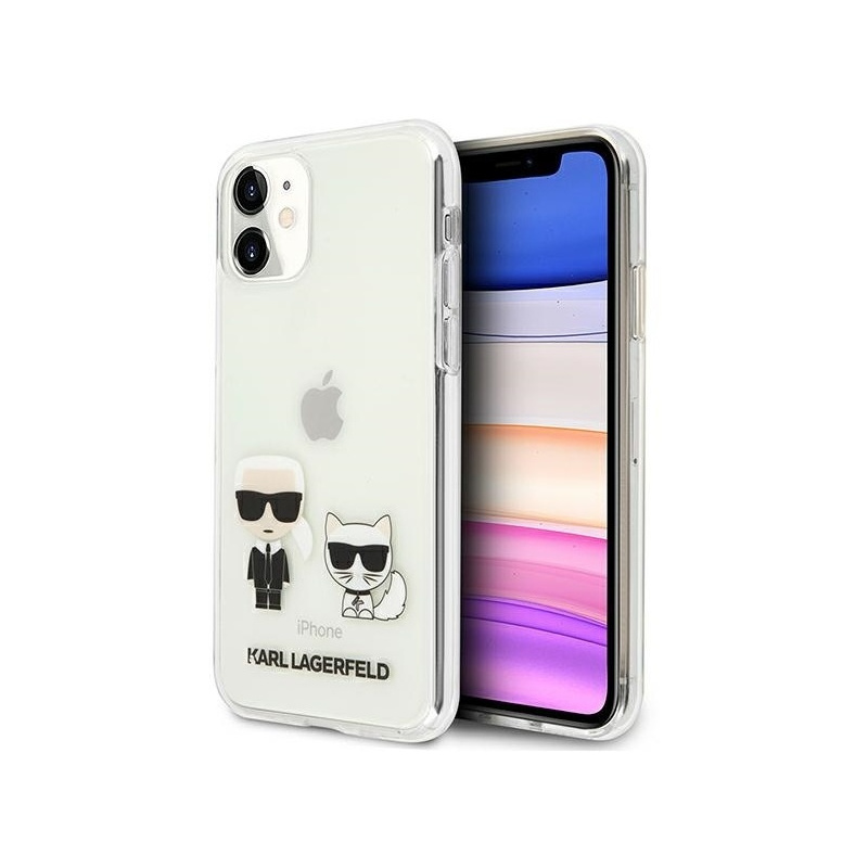Buy Karl Lagerfeld KLHCN61CKTR Apple iPhone 11 hardcase Transparent Karl & Choupette - 3700740494202 - KLD434CL - Homescreen.pl