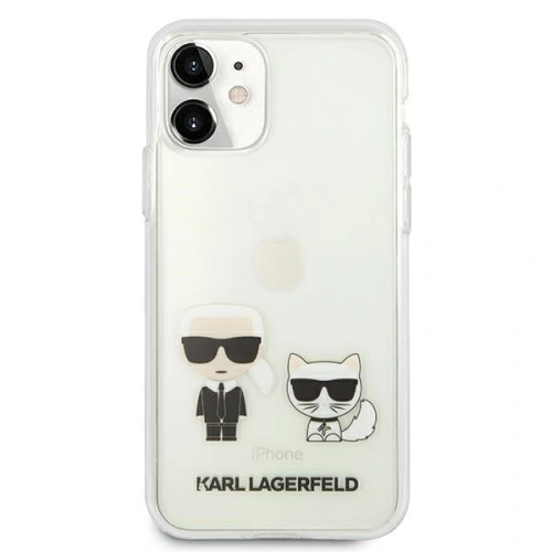 Buy Karl Lagerfeld KLHCN61CKTR Apple iPhone 11 hardcase Transparent Karl & Choupette - KLD434CL - {ean13} - Home Screen Store Europe