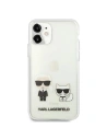 Buy Karl Lagerfeld KLHCN61CKTR Apple iPhone 11 hardcase Transparent Karl & Choupette - KLD434CL - {ean13} - Home Screen Store Europe
