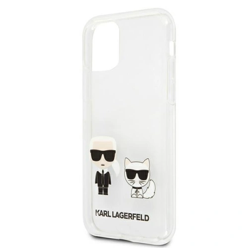 Kup Etui Karl Lagerfeld KLHCN61CKTR Apple iPhone 11 hardcase Transparent Karl & Choupette - KLD434CL - {ean13} - Sklep Home Screen