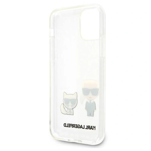 Buy Karl Lagerfeld KLHCN61CKTR Apple iPhone 11 hardcase Transparent Karl & Choupette - KLD434CL - {ean13} - Home Screen Store Europe