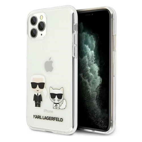 Kup Etui Karl Lagerfeld KLHCN65CKTR Apple iPhone 11 Pro Max hardcase Transparent Karl & Choupette - KLD436CL - {ean13} - Sklep Home Screen