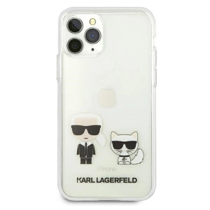 Buy Karl Lagerfeld KLHCN65CKTR Apple iPhone 11 Pro Max hardcase Transparent Karl & Choupette - KLD436CL - {ean13} - Home Screen Store Europe