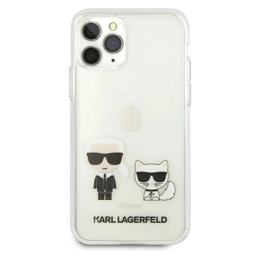 Buy Karl Lagerfeld KLHCN65CKTR Apple iPhone 11 Pro Max hardcase Transparent Karl & Choupette - KLD436CL - {ean13} - Home Screen Store Europe