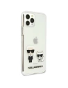 Buy Karl Lagerfeld KLHCN65CKTR Apple iPhone 11 Pro Max hardcase Transparent Karl & Choupette - KLD436CL - {ean13} - Home Screen Store Europe