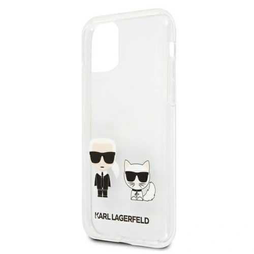 Buy Karl Lagerfeld KLHCN65CKTR Apple iPhone 11 Pro Max hardcase Transparent Karl & Choupette - KLD436CL - {ean13} - Home Screen Store Europe