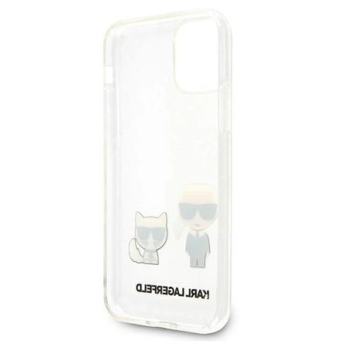 Buy Karl Lagerfeld KLHCN65CKTR Apple iPhone 11 Pro Max hardcase Transparent Karl & Choupette - KLD436CL - {ean13} - Home Screen Store Europe