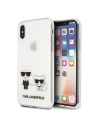 Kup Etui Karl Lagerfeld KLHCPXCKTR Apple iPhone X/XS hardcase Transparent Karl & Choupette - KLD437CL - {ean13} - Sklep Home Screen