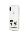 Kup Etui Karl Lagerfeld KLHCPXCKTR Apple iPhone X/XS hardcase Transparent Karl & Choupette - KLD437CL - {ean13} - Sklep Home Screen