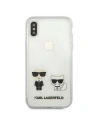 Kup Etui Karl Lagerfeld KLHCPXCKTR Apple iPhone X/XS hardcase Transparent Karl & Choupette - KLD437CL - {ean13} - Sklep Home Screen