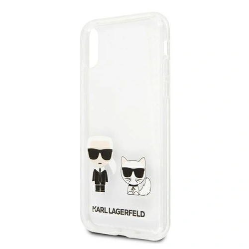 Kup Etui Karl Lagerfeld KLHCPXCKTR Apple iPhone X/XS hardcase Transparent Karl & Choupette - KLD437CL - {ean13} - Sklep Home Screen