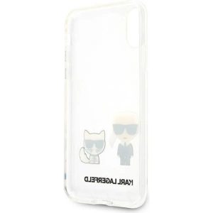 Karl Lagerfeld KLHCPXCKTR Apple iPhone X/XS hardcase Transparent Karl & Choupette