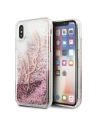Karl Lagerfeld Apple Tasche KLHCPXTRKSRG iPhone X/XS Roségold/Roségold Glitter Signature