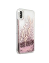 Kup Etui Karl Lagerfeld KLHCPXTRKSRG Apple iPhone X/XS rózsaszín-arany/glitter aláírás - KLD439RS - {ean13} - Sklep Home Screen