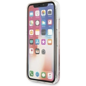 Kup Karl Lagerfeld Apple Tasche KLHCPXTRKSRG iPhone X/XS Roségold/Roségold Glitter Signature - KLD439RS - {ean13} - Sklep Home Screen