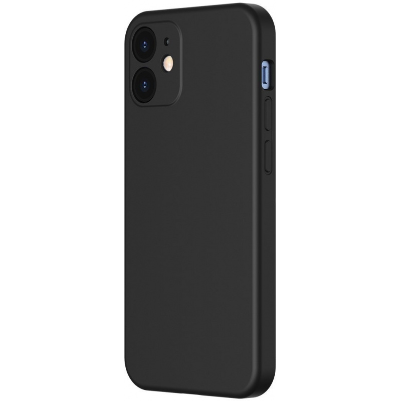 Buy Baseus Liquid Silica Gel Case Apple iPhone 12 mini (black) - 6953156228436 - BSU1988BLK - Homescreen.pl